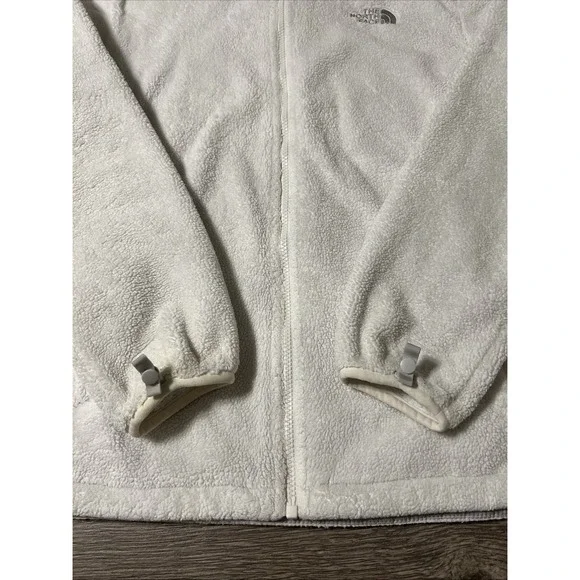 The North Face Women's Osito Full Zip Fleece Jacket Size XL in Moonlight Ivory - Picture 5 of 16